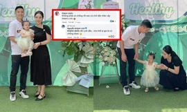 Vợ sắp cưới của Bùi Tiến Dũng khiến cư dân mạng tranh cãi khi đăng ảnh gia đình