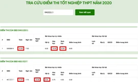 Lộ diện thủ khoa khối A1 với 2 điểm 10, “quán quân” khối B với số điểm tuyệt đối 30/30