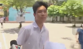 Nam sinh tự tin được 10 điểm Toán trên truyền hình và kết quả thi không trượt phát nào!