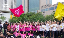 Học sinh trường THPT Hà Nội - Amsterdam cháy hết mình trong Ngày hội Thể thao 2020