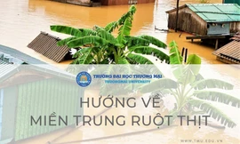 Đại học Thương mại hỗ trợ mỗi sinh viên vùng lũ miền Trung 10 triệu đồng