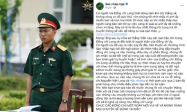 Ê-kíp “Sao Nhập Ngũ” lên tiếng xin lỗi vì đã “đẩy thuyền” Mũi trưởng Long - Hậu Hoàng