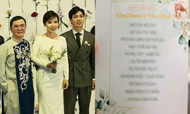 Thực đơn đám cưới Công Phượng: Toàn là “cực phẩm” nhưng dân mạng lại “than” thiếu món này