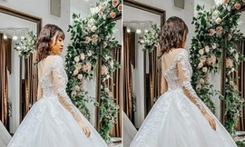 Hotgirl “Trứng rán cần mỡ” bất ngờ đăng ảnh mặc váy cưới, tuyên bố tạm ngừng “thả thính“?