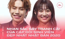Nhan sắc gây tranh cãi của cặp đôi sinh viên đẹp nhất Nhật Bản 2020