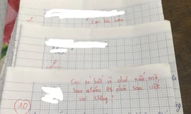 Cho bạn chép bài nhưng mỗi mình được điểm tối đa, nam sinh bị cô giáo phê bình cực “gắt“