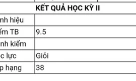 Nam sinh có điểm tổng kết 9.5 nhưng chỉ xếp hạng 38 trong lớp, lý do khiến ai cũng bất ngờ