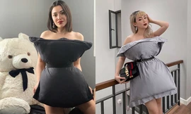 Trào lưu siêu hot “thổi bay buồn chán” mùa dịch bệnh: Dùng gối ngủ... làm váy!