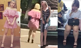 Dân mạng tố hotgirl Trung Quốc “lừa đảo” khi lộ ảnh bị chụp lén trên đường phố