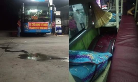 Xe chở hàng từ Sài Gòn ra Quảng Trị cứu trợ người dân vùng lũ bị ném đá vỡ kính ở Phú Yên