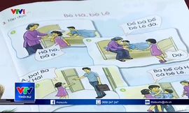 Nội dung gây tranh cãi trong sách Tiếng Việt lớp 1: Bé Hà bị ho, bà bế bé Lê?