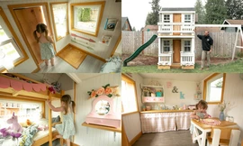 Xúc động ông bố trẻ tự tay xây ngôi nhà cổ tích với đầy đủ tiện nghi tặng con gái