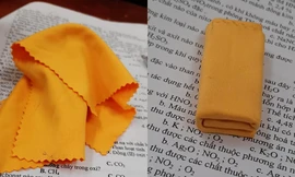 Áp dụng bài học trong kỳ quân sự: Teen “biểu diễn” màn gấp khăn lau kính hoàn hảo