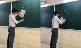 Thầy giáo chơi lớn “đu trend” cùng học sinh: Có tất cả nhưng lại thiếu thước kẻ!