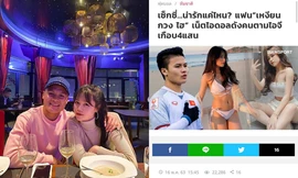 Chuyện tình cảm của Quang Hải lên báo Thái nhưng nhìn ảnh bạn gái "lạ lắm à nghen"