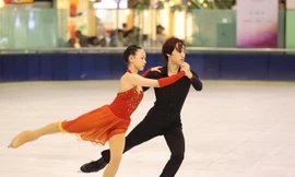 Vũ điệu trên băng ngày khai mạc giải trượt băng nghệ thuật quốc gia 2022