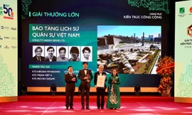 Công trình Bảo tàng lịch sử Quân sự Việt Nam đạt giải thưởng Lớn về kiến trúc quốc gia