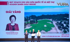 Tác phẩm Quy hoạch tổ hợp sân gôn Golden Sands Golf Resort đạt giải Vàng trong Giải thưởng Quy hoạch đô thị Quốc gia