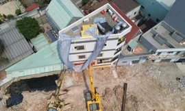 Hình ảnh tiệm vàng 'siêu mỏng' ở Bình Dương đang bị phong tỏa