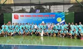 Sôi động khai mạc giải tennis Tiền Phong Open 2023 chào mừng 70 năm Báo Tiền Phong ra số đầu tiên