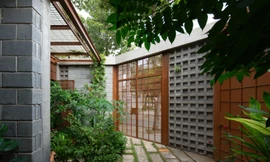 Mẫu nhà không sơn trát giảm chi phí mà đẹp