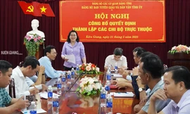 Bản tin 8H: Ban Tuyên giáo và Dân vận Tỉnh ủy Kiên Giang có nữ Bí thư Đảng ủy