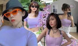 Học sao Việt bắt trend “tím lilac” - Màu sắc thời trang hot nhất mùa Hè năm nay