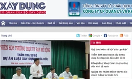 Báo Xây dựng điện tử thay giao diện mới