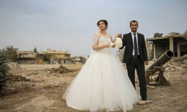 Cảm động đám cưới đầu tiên tại Syria sau khi IS rút lui