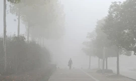 Bà lão lạc đường khi sang nhà hàng xóm do sương mù dày đặc