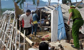 Thủy điện Sông Tranh 2 là khu vực thường xuyên xảy ra động đất. Tỉnh Quảng Nam từng tổ chức diễn tập chống động đất ở huyện năm 2013. Ảnh: Vnexpress