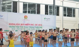 Giải bơi Thanh thiếu niên Hà Nội: Hơn 100 triệu đồng tiền thưởng