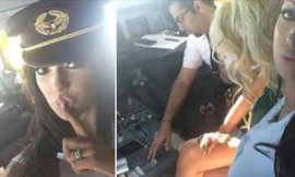 Phạt nặng phi công 'tiệc tùng' cùng sao khiêu dâm trong buồng lái