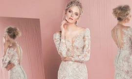 Váy cưới biến cô dâu thành thiên thần