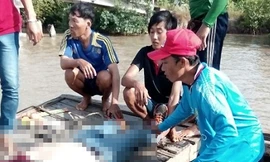 Canô chở 9 người gãy đôi trên sông Cà Mau, nhiều thương vong