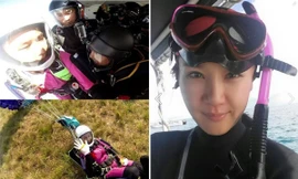 Những hình ảnh cuối cùng của Jung In Ah trên trang cá nhân.