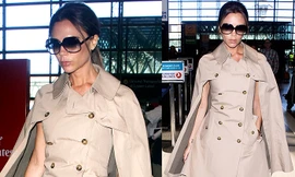 Áo choàng Cape 'thống lĩnh' làng mốt mùa đông 2015