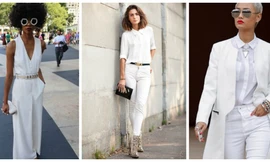 1001 kiểu biến tấu với trang phục trắng