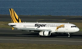 Một máy bay của Tiger Airways. Ảnh: IE