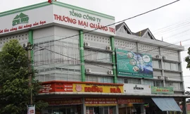 Cty CP Tổng Cty thương mại Quảng Trị, nơi mà 1 năm bị thanh tra, kiểm tra 45 lần. Ảnh: H.T