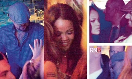 Lộ ảnh Leo DiCaprio 'khoá môi' Rihanna