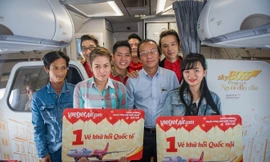 Vietjet tưng bừng vui 20/10 cùng phái đẹp khắp thế giới