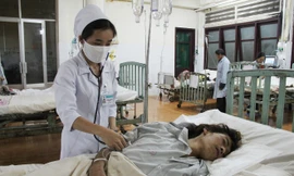 Anh Lộc đang được điều trị tại bệnh viện 