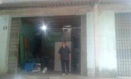 Căn nhà nơi tên Đức ẩn nấp. Ảnh: Thu Hiền