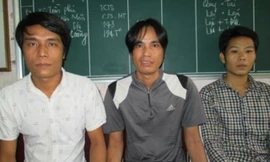 Các đối tượng bị bắt.