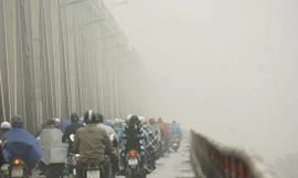 Hà Nội nhiều mây, có mưa phùn và sương mù