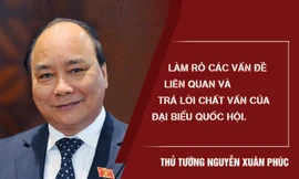 Thủ tướng và 4 ‘tư lệnh’ ngành trả lời chất vấn
