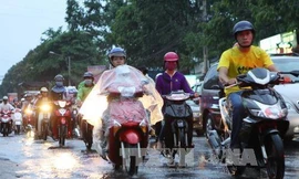 Vùng áp thấp mạnh lên thành áp thấp nhiệt đới