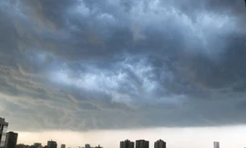 Bắc Bộ nhiều mây, có mưa rải rác và có nơi có dông