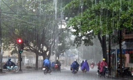 Bắc Bộ mưa lớn diện rộng kéo dài hết ngày 17/7